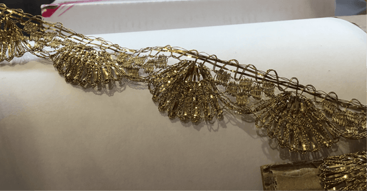 Antique metallic braid - Violet Elizabeth - Haberdashery