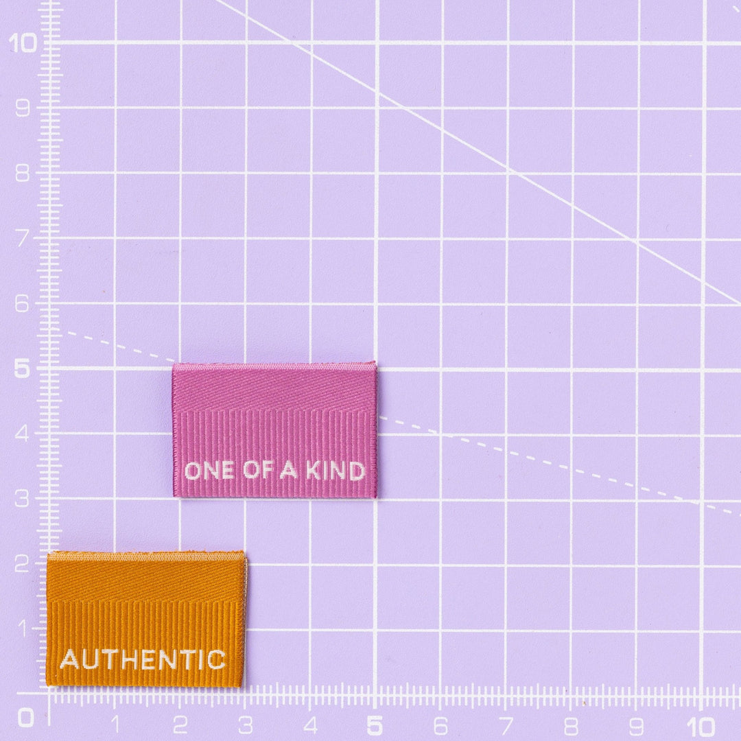 AUTHENTIC / ONE OF A KIND - Sewing Labels Tags - Violet Elizabeth - Haberdashery