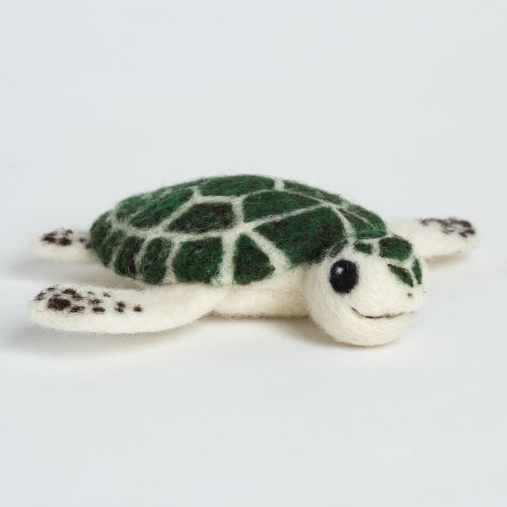 Baby Sea Turtle Mini Needle Felting Kit | Complete Craft Kit - Violet Elizabeth - Haberdashery