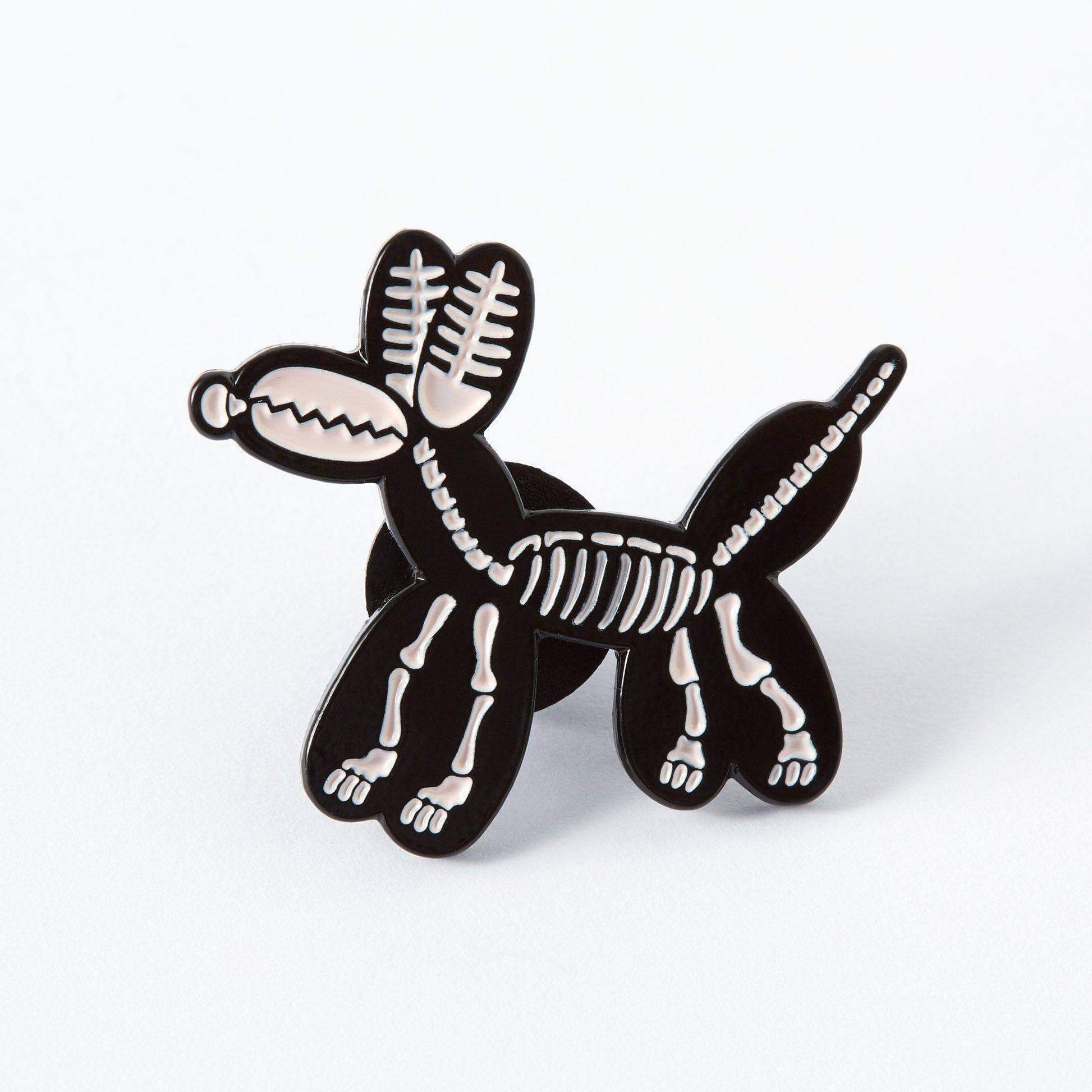 Balloon Animal Skeleton Enamel Pin - Violet Elizabeth - Jewellery