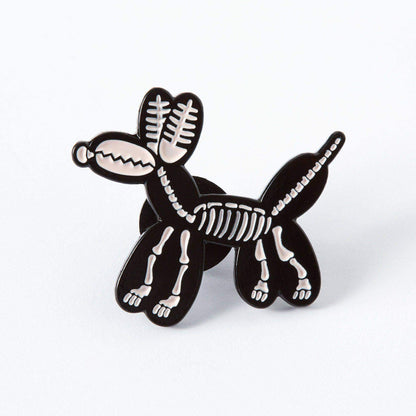 Balloon Animal Skeleton Enamel Pin - Violet Elizabeth - Jewellery