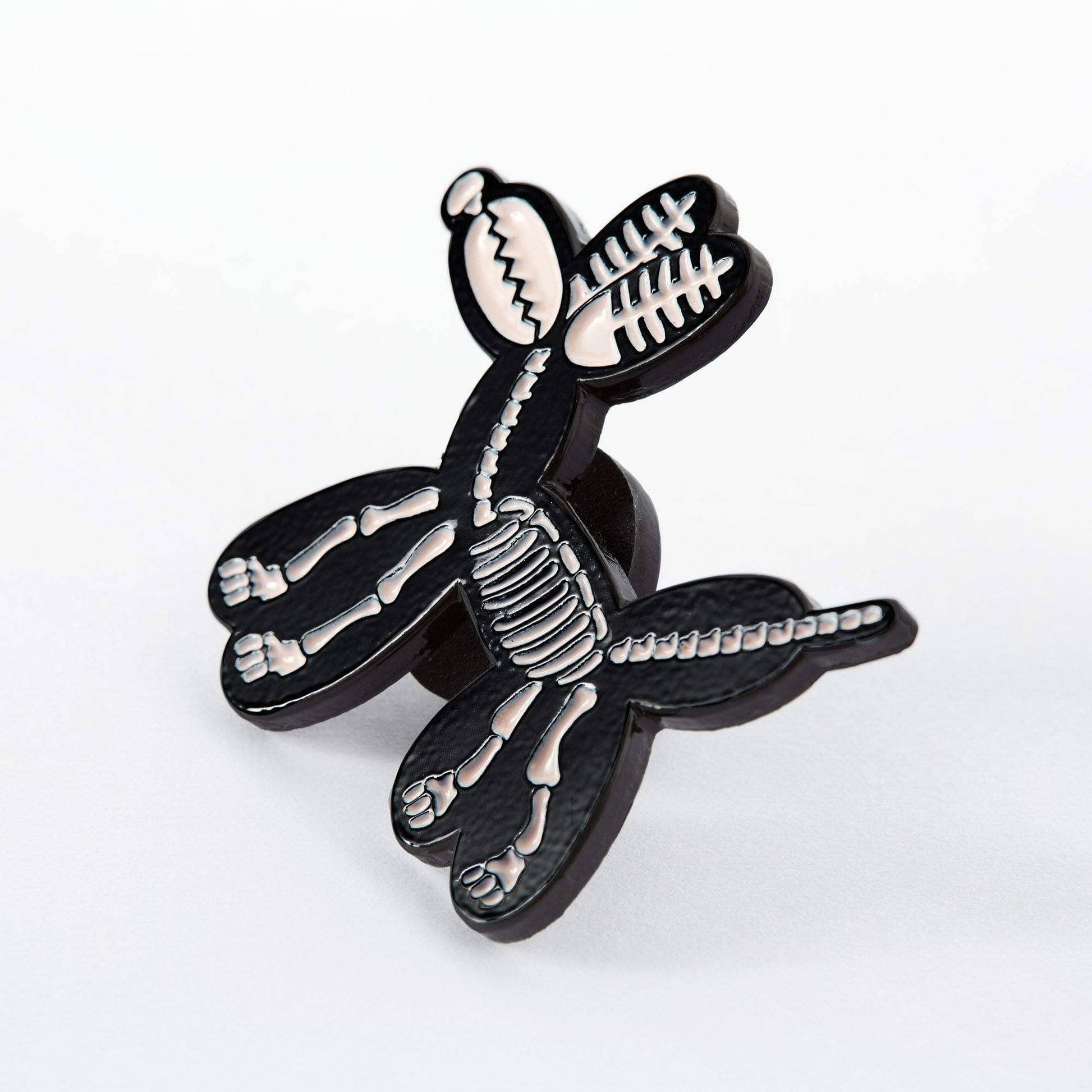 Balloon Animal Skeleton Enamel Pin - Violet Elizabeth - Jewellery