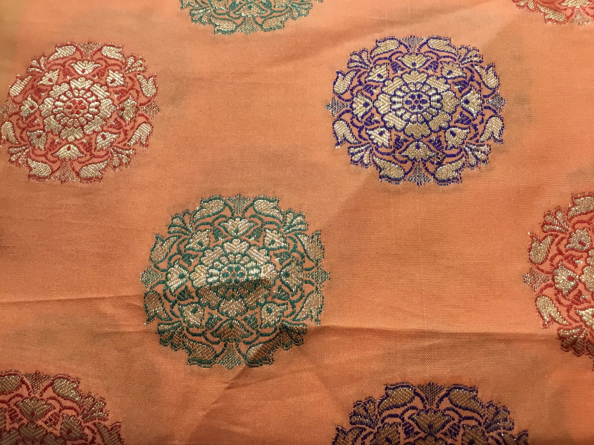 Banarasi silk brocade - Violet Elizabeth - Haberdashery