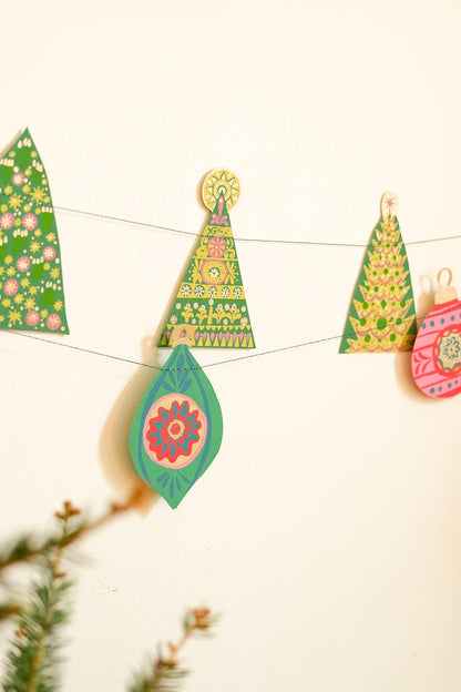 Baubles Sewn Garland - Violet Elizabeth - 