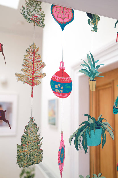 Baubles Vertical Wall Hanging - Violet Elizabeth - 