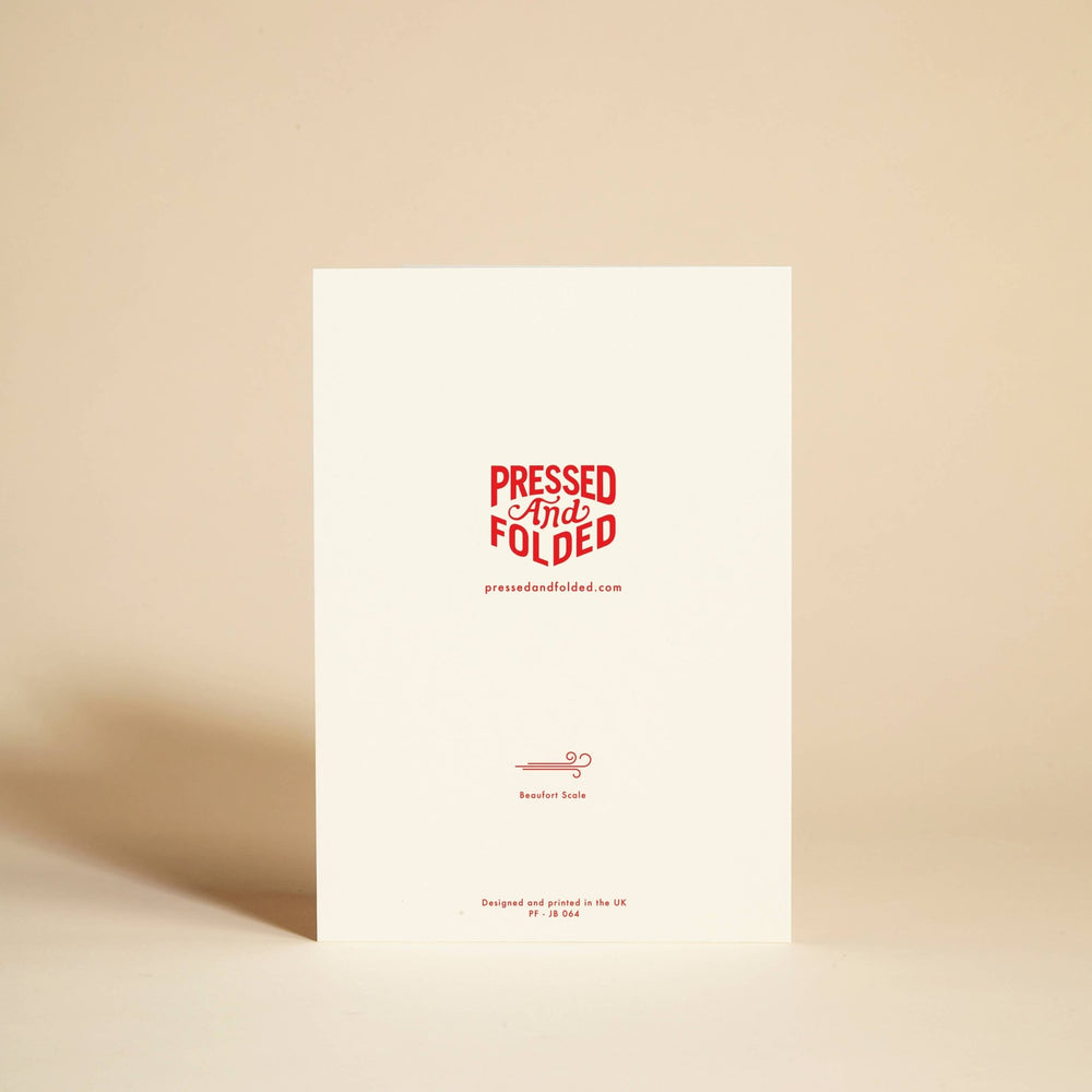 Beaufort Scale Greeting Card - Violet Elizabeth - 