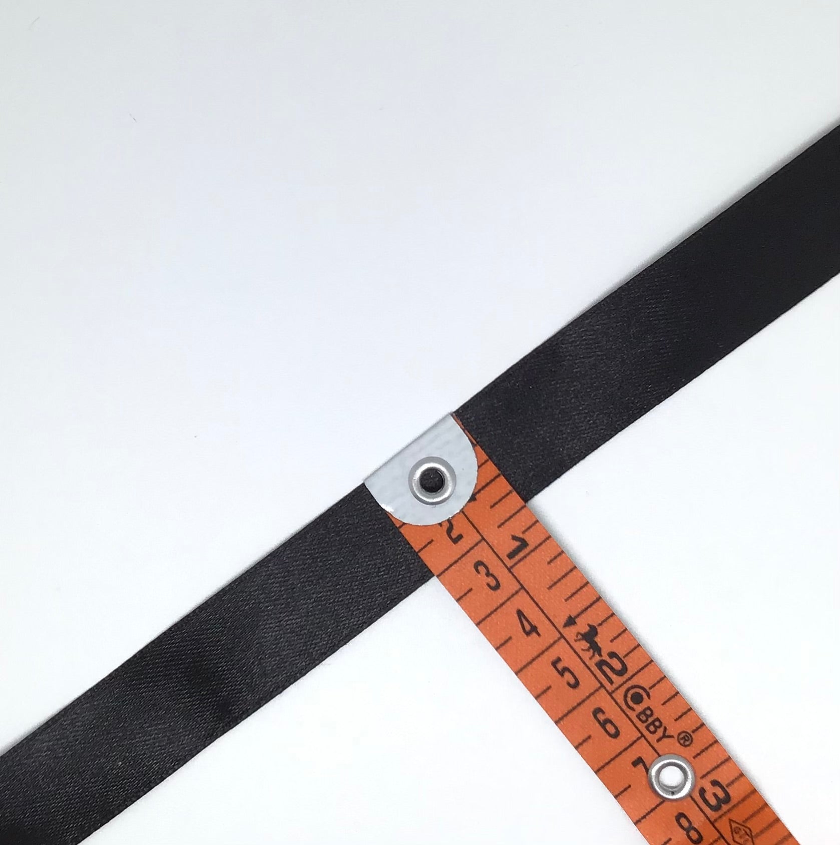 Black ribbon. 15m reel - Violet Elizabeth - Haberdashery