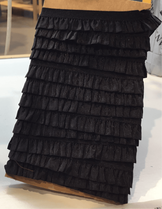 Black Ruffled knickers Elastic 15mm - Violet Elizabeth - Haberdashery