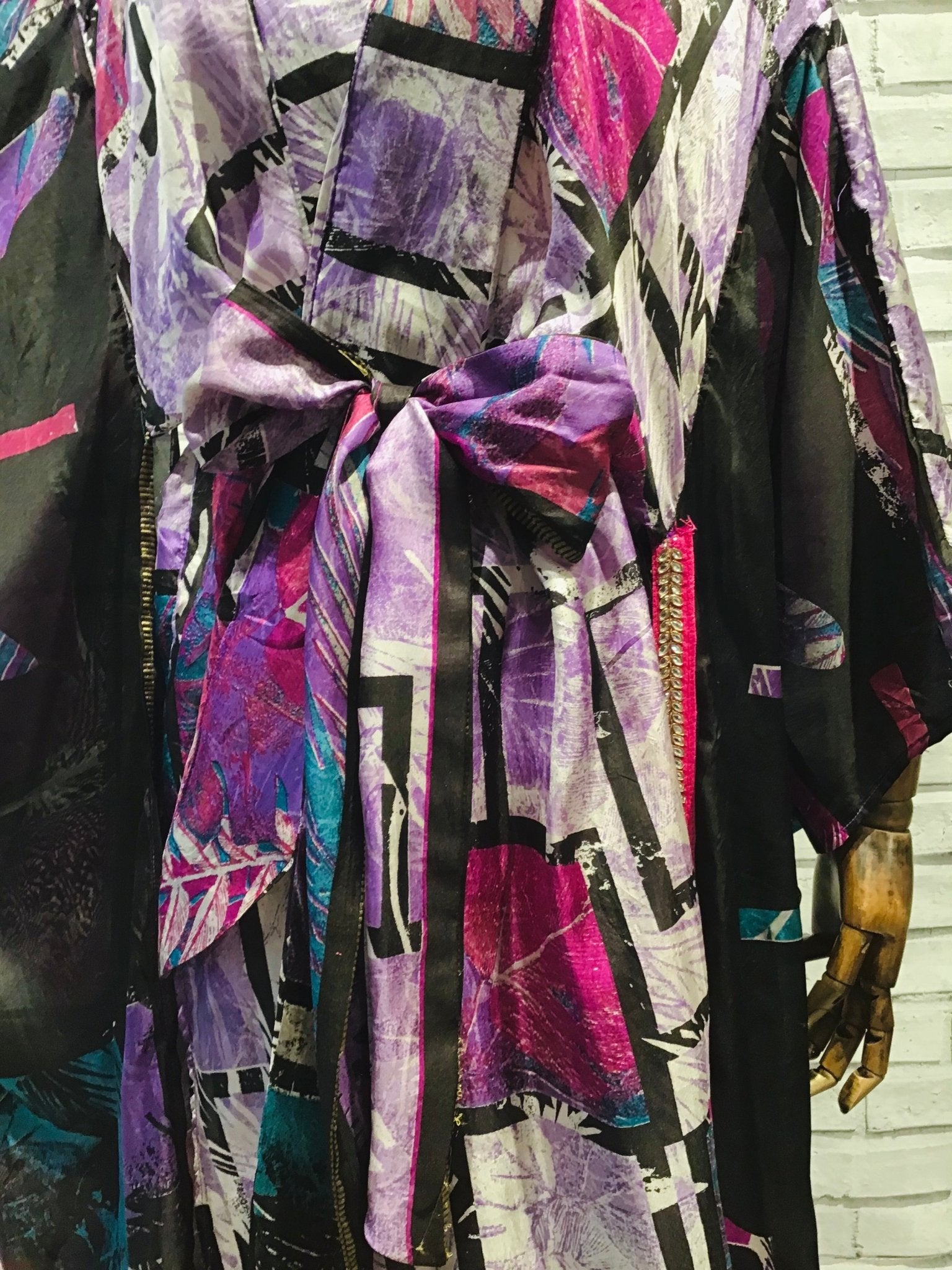 Blanche Devereaux Silk kimono - Violet Elizabeth - Clothing