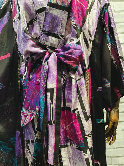 Blanche Devereaux Silk kimono - Violet Elizabeth - Clothing