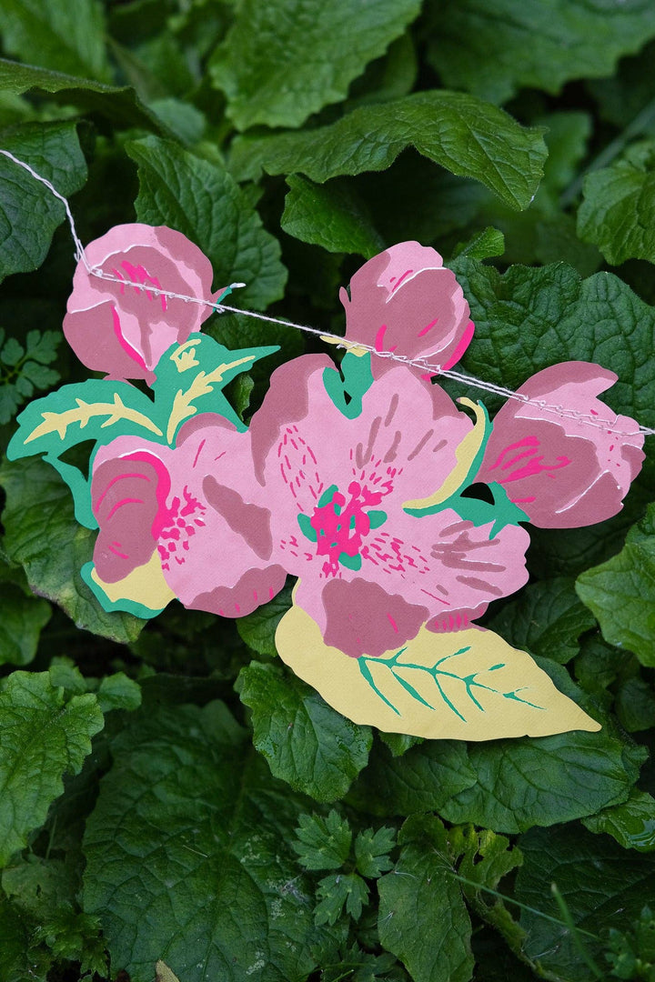 Blossom Sewn Garland - Violet Elizabeth - 