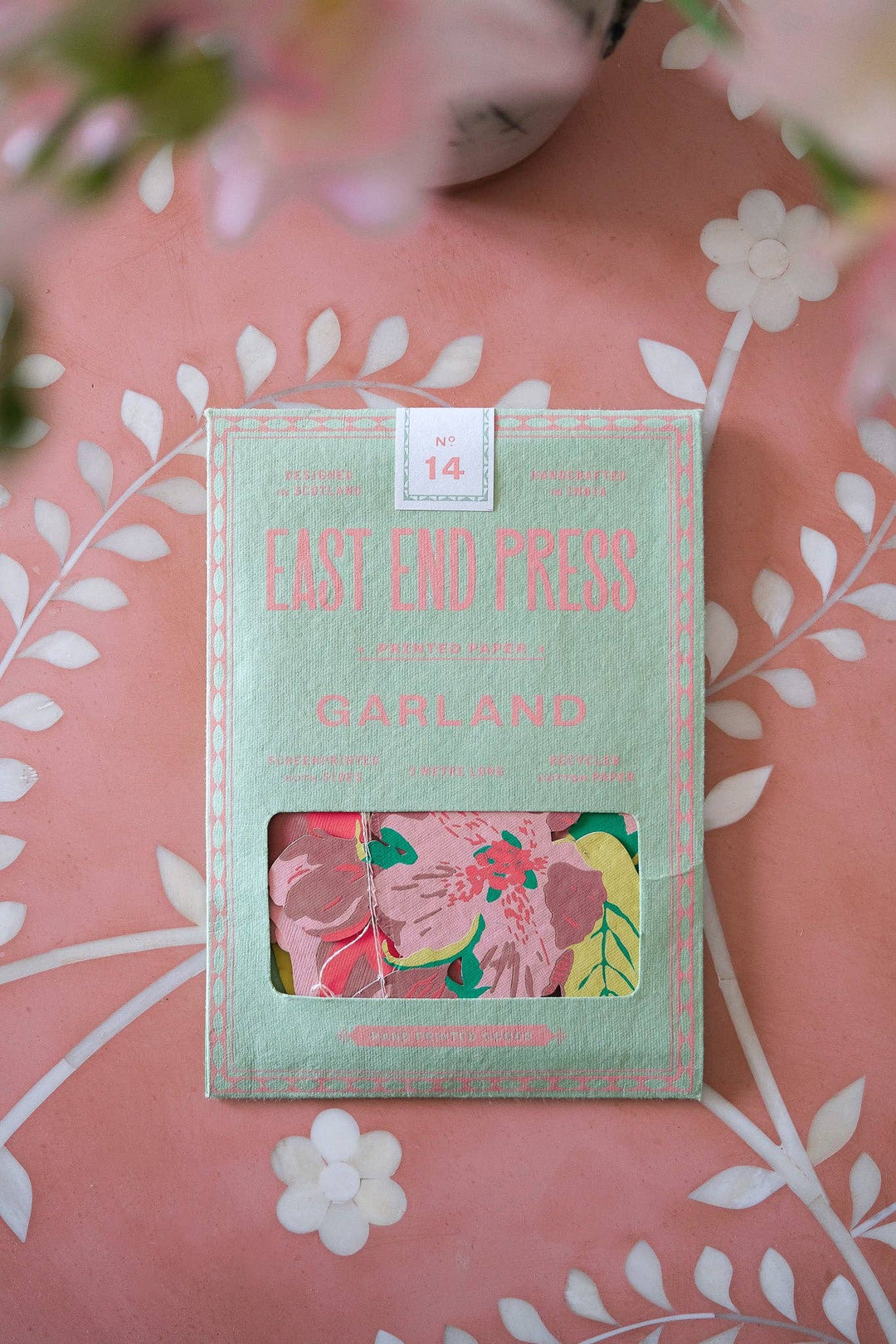 Blossom Sewn Garland - Violet Elizabeth - 