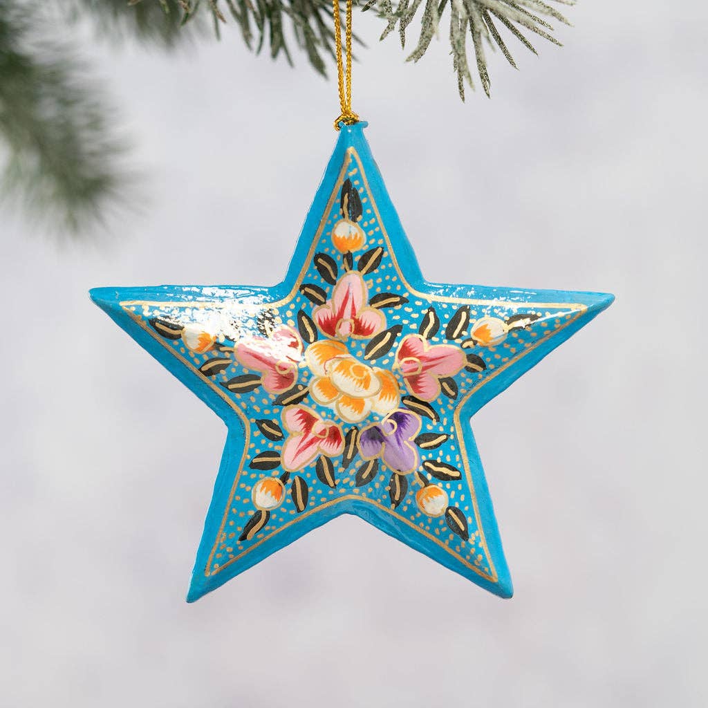 Blue Ternion Paper 3D Hanging Star - Violet Elizabeth - 
