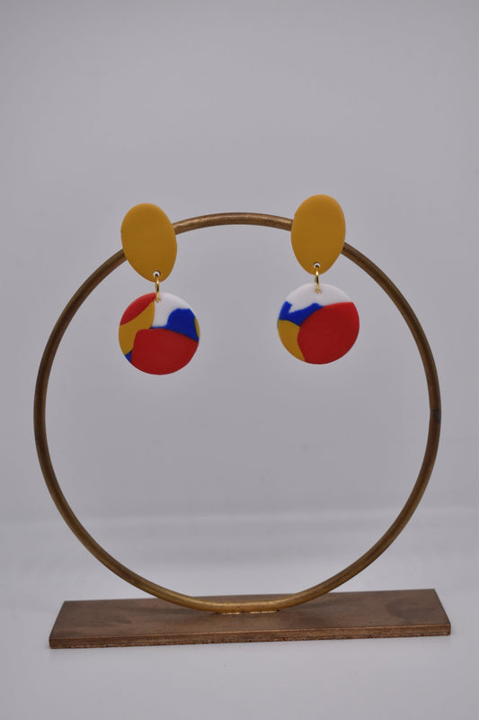 Bondi Mini Yellow Earrings - Violet Elizabeth - Jewellery