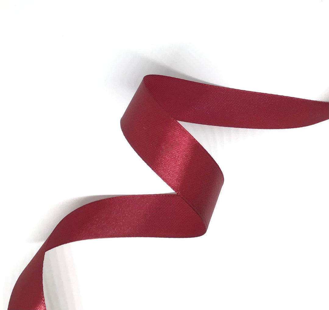 Bordeaux ribbon. 15m reel - Violet Elizabeth - Haberdashery