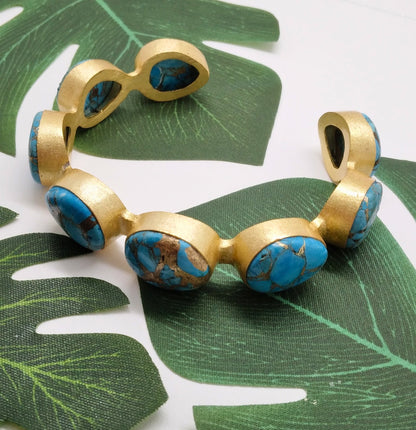 Bound Turquoise Bracelet - Violet Elizabeth - Jewellery