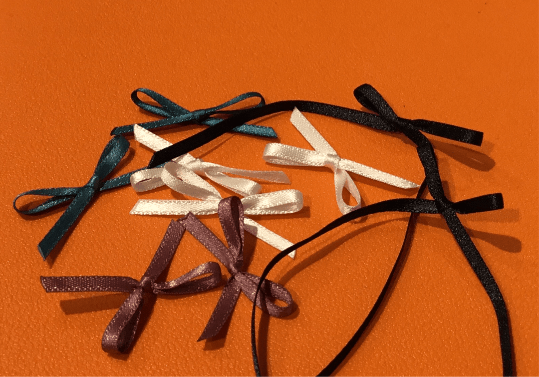 Bows 3mm skinny - Violet Elizabeth - Haberdashery