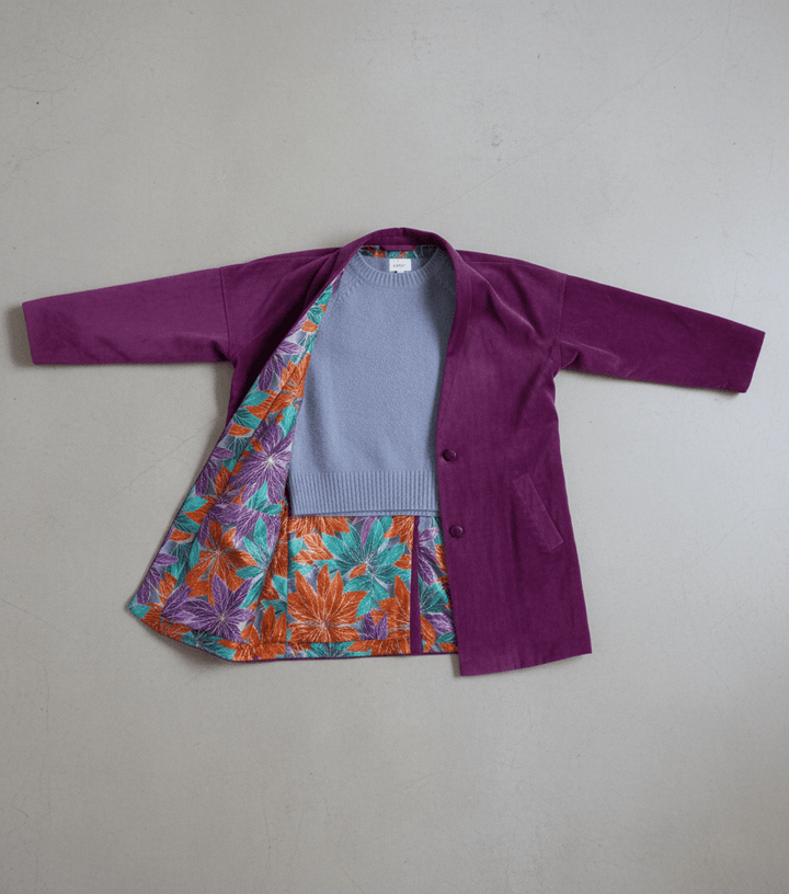 Boysenberry Velvet Jacket - Violet Elizabeth - Clothing