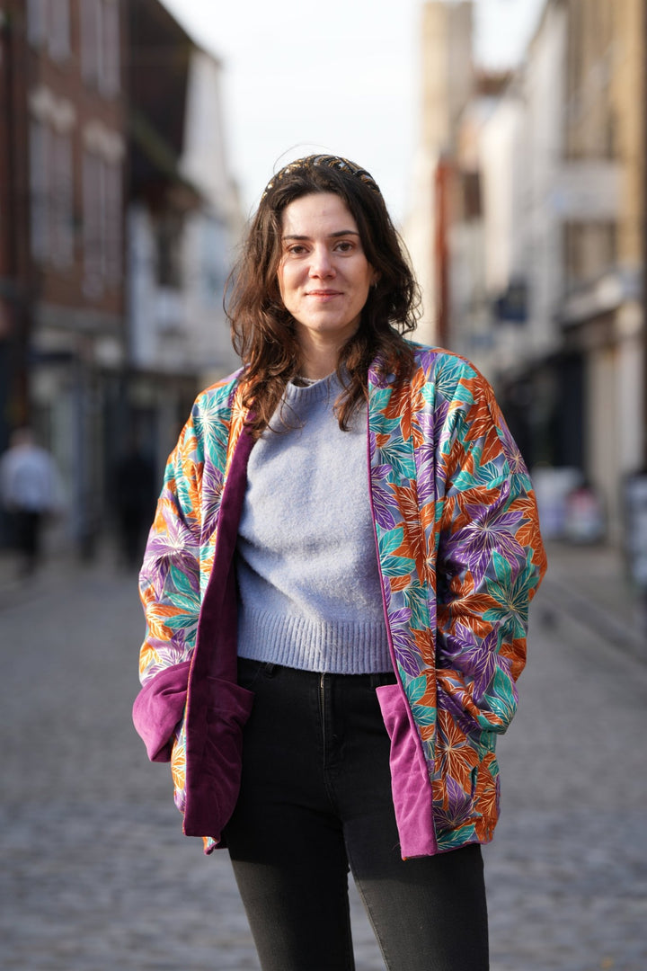 Boysenberry Velvet Jacket - Violet Elizabeth - Clothing