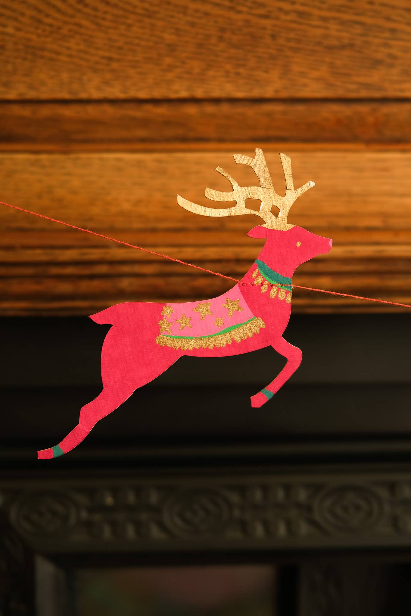 Bright Reindeer Sewn Garland - Violet Elizabeth - 