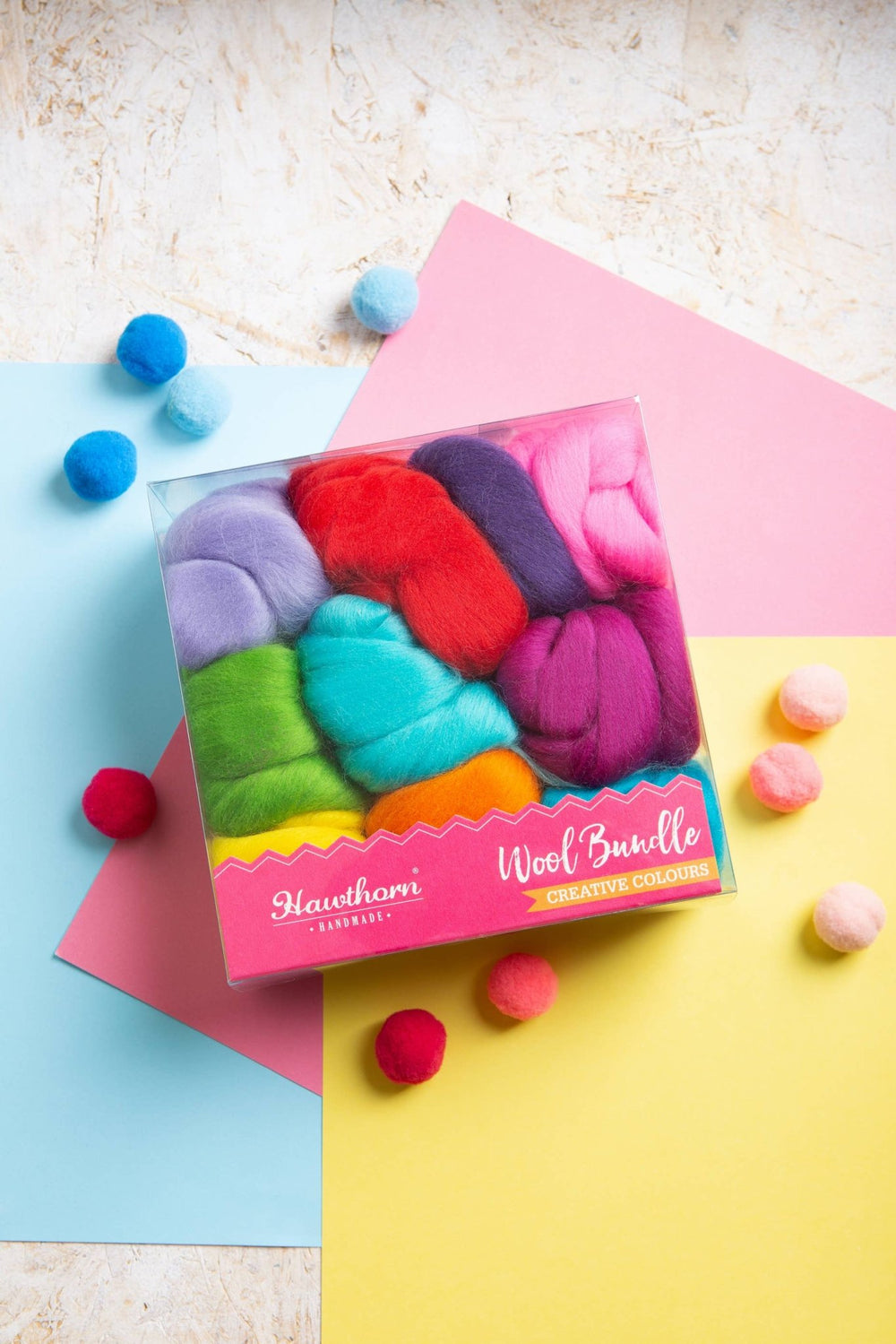 Brights Wool Bundle | Felting and Fibre Crafts - Violet Elizabeth - Haberdashery