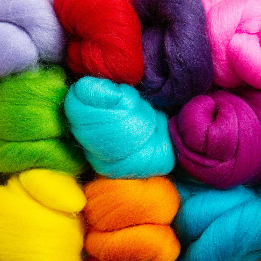 Brights Wool Bundle | Felting and Fibre Crafts - Violet Elizabeth - Haberdashery