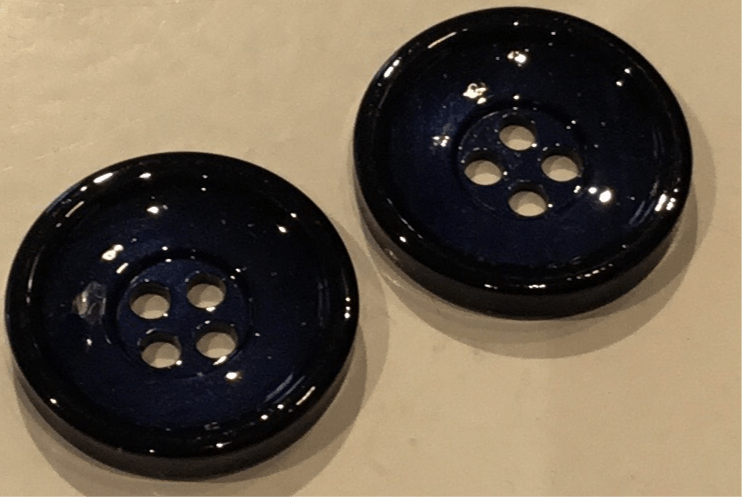 Buttons 20mm navy blue - Violet Elizabeth - Haberdashery