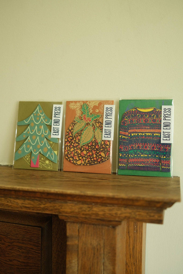 UK/EU: Festive Sweater Concertina Card