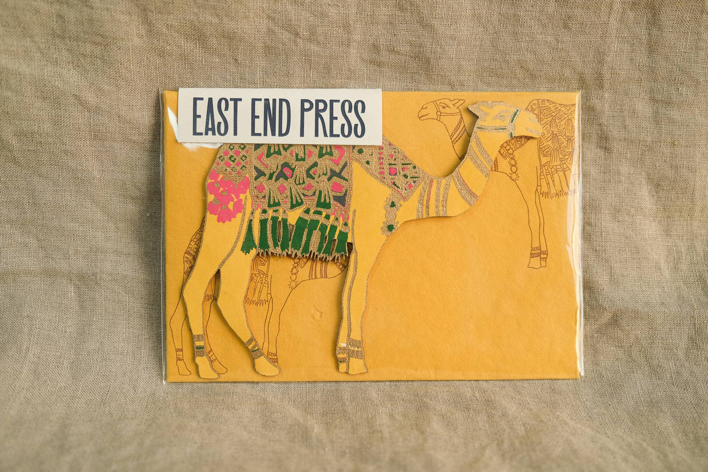 Camel Greeting Card - Violet Elizabeth - Gift Cards