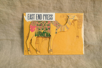 Camel Greeting Card - Violet Elizabeth - Gift Cards