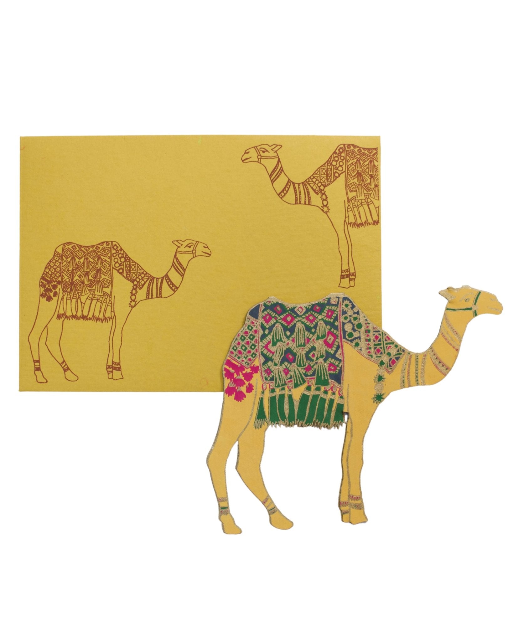 Camel Greeting Card - Violet Elizabeth - Gift Cards