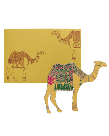 Camel Greeting Card - Violet Elizabeth - Gift Cards