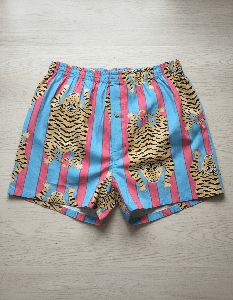 Candy Cat Cotton Boxer Shorts - Violet Elizabeth - Clothing