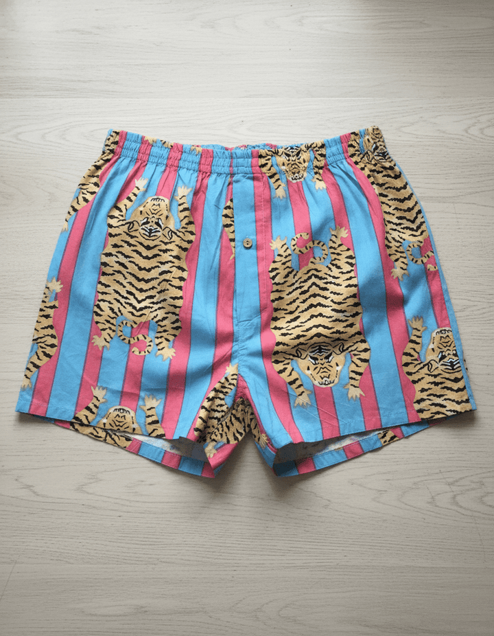 Candy Cat Cotton Boxer Shorts - Violet Elizabeth - Clothing