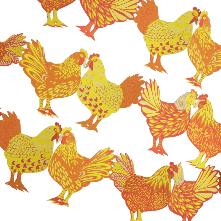 Chickens Concertina Garland - Violet Elizabeth - 