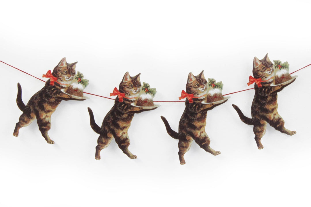 CHRISTMAS CAT GARLAND - Violet Elizabeth - Christmas Decorations