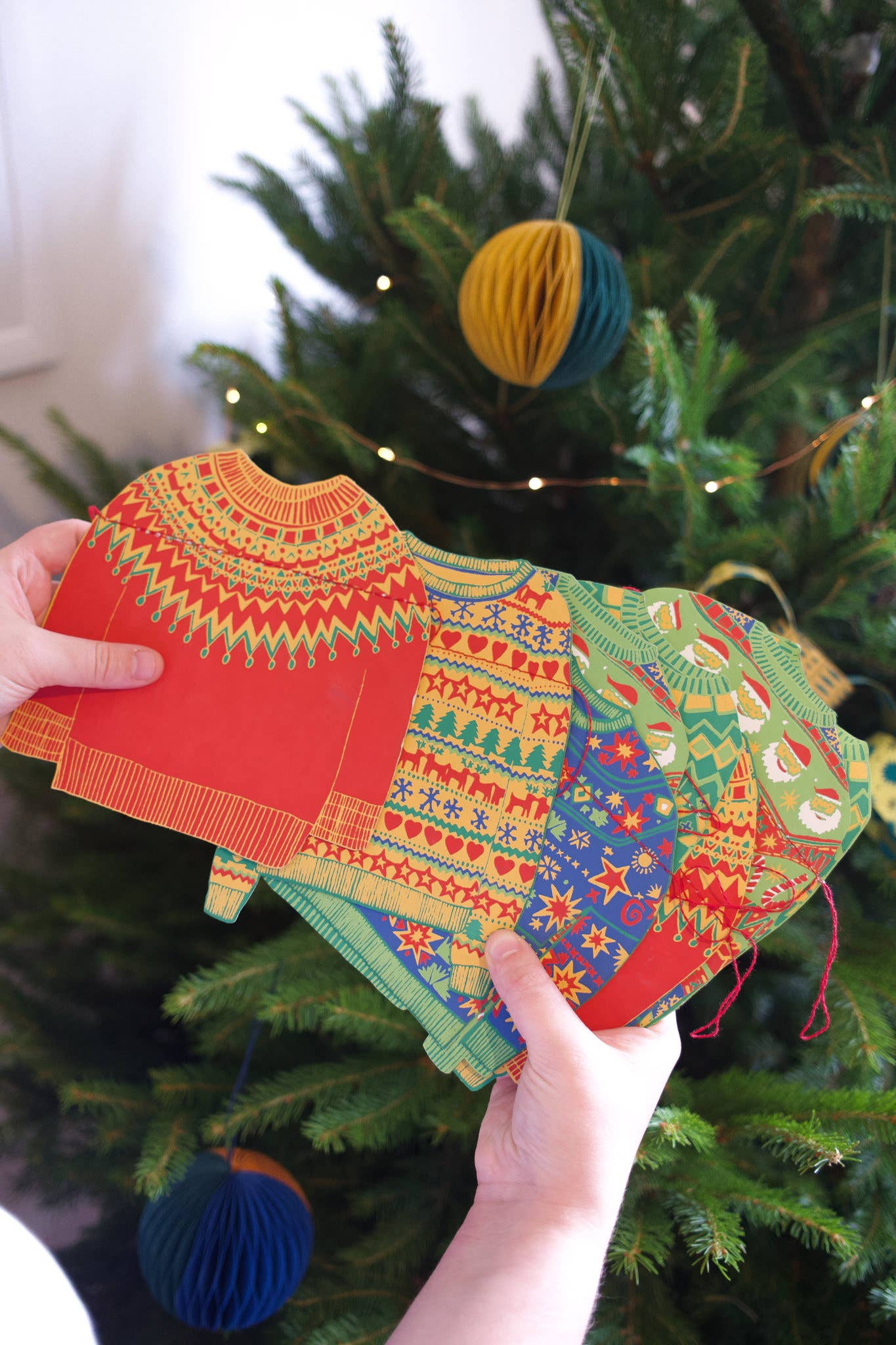 Christmas Jumpers Sewn Garland - Violet Elizabeth - 