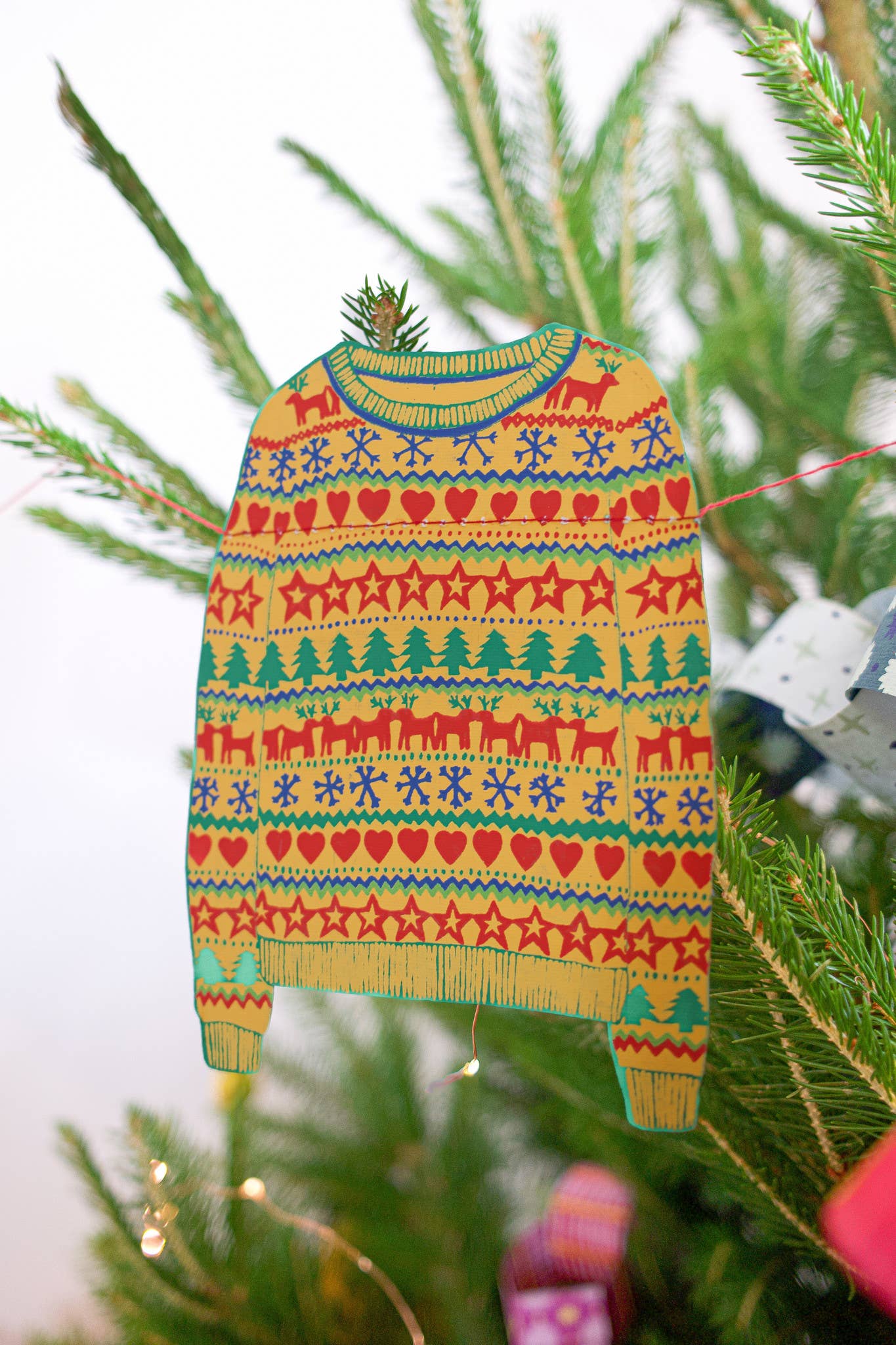Christmas Jumpers Sewn Garland - Violet Elizabeth - 