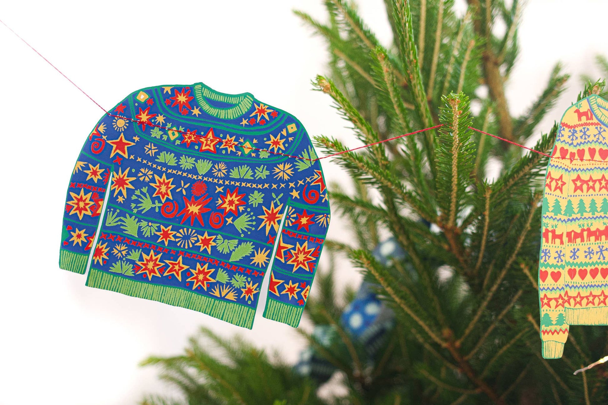 Christmas Jumpers Sewn Garland - Violet Elizabeth - 