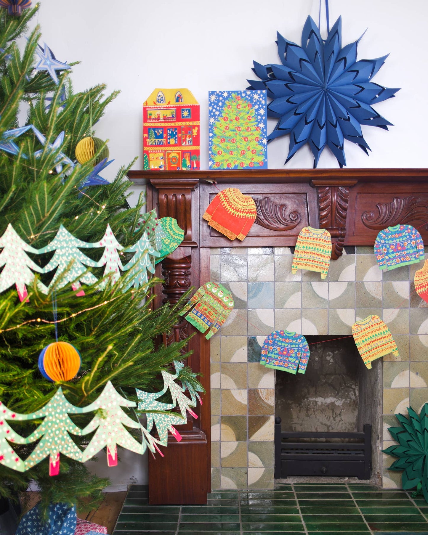 Christmas Jumpers Sewn Garland - Violet Elizabeth - 