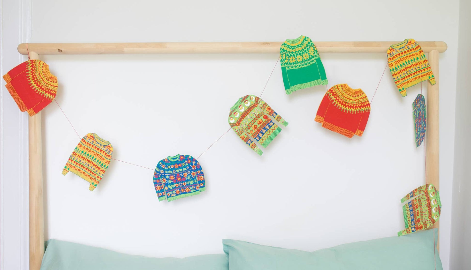 Christmas Jumpers Sewn Garland - Violet Elizabeth - 