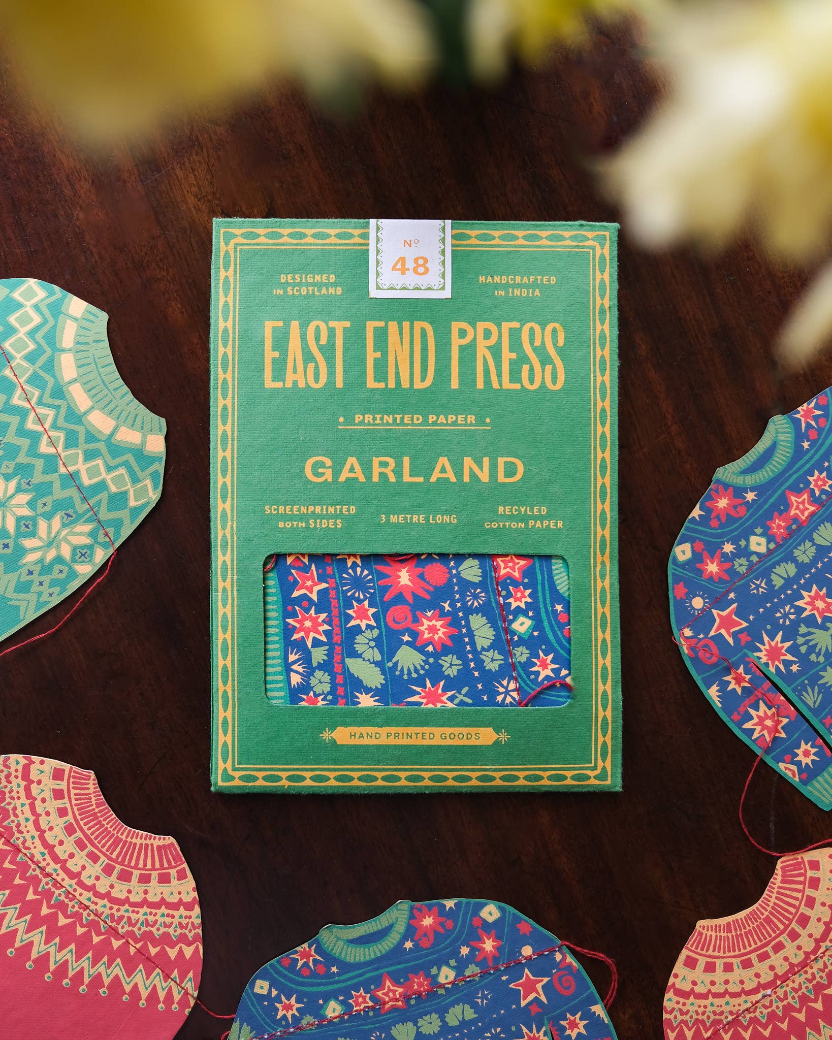 Christmas Jumpers Sewn Garland - Violet Elizabeth - 