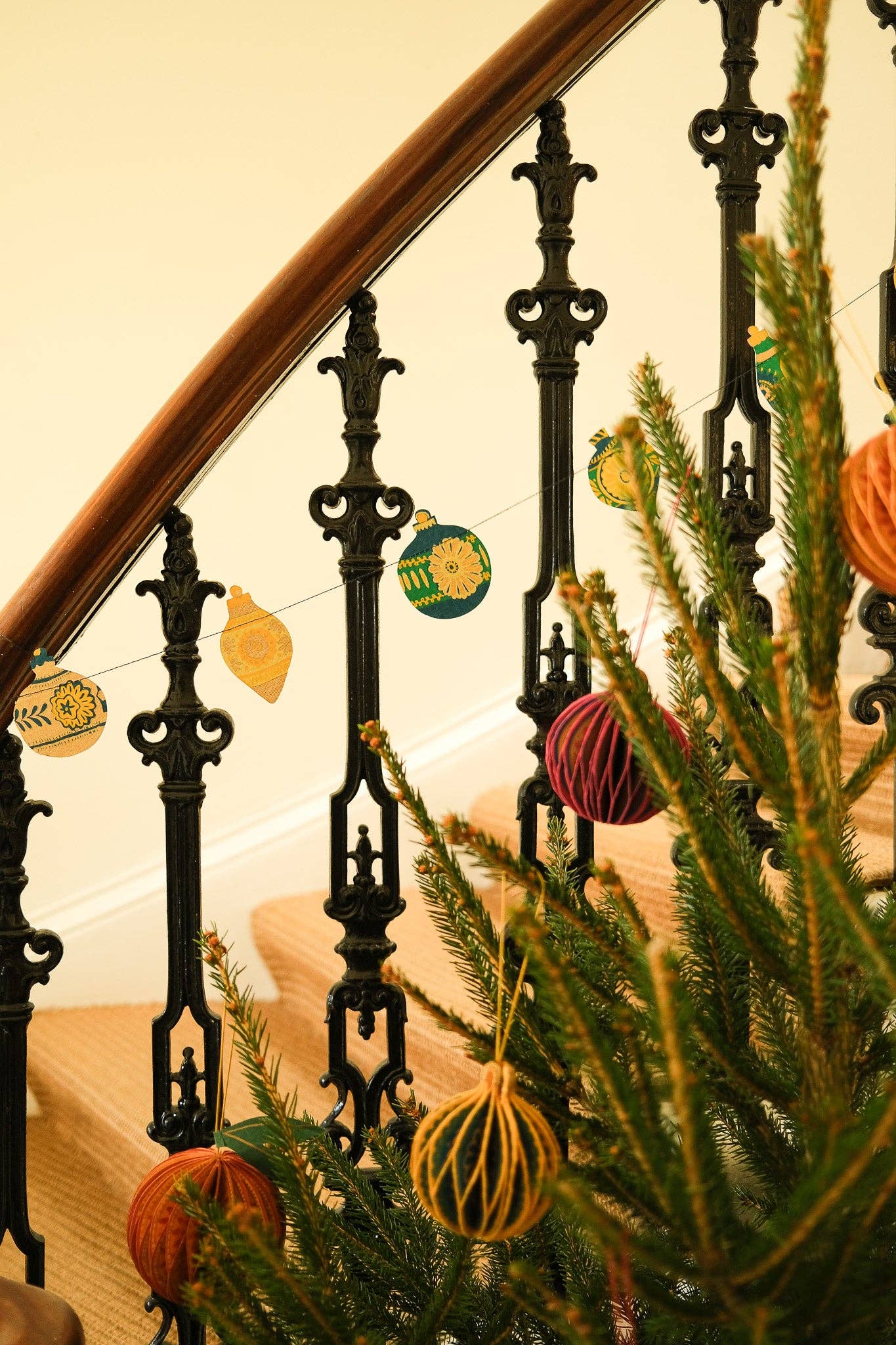 Christmas Ornaments Sewn Garland - Violet Elizabeth - 