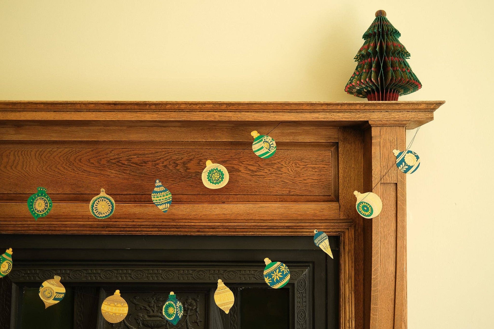 Christmas Ornaments Sewn Garland - Violet Elizabeth - 