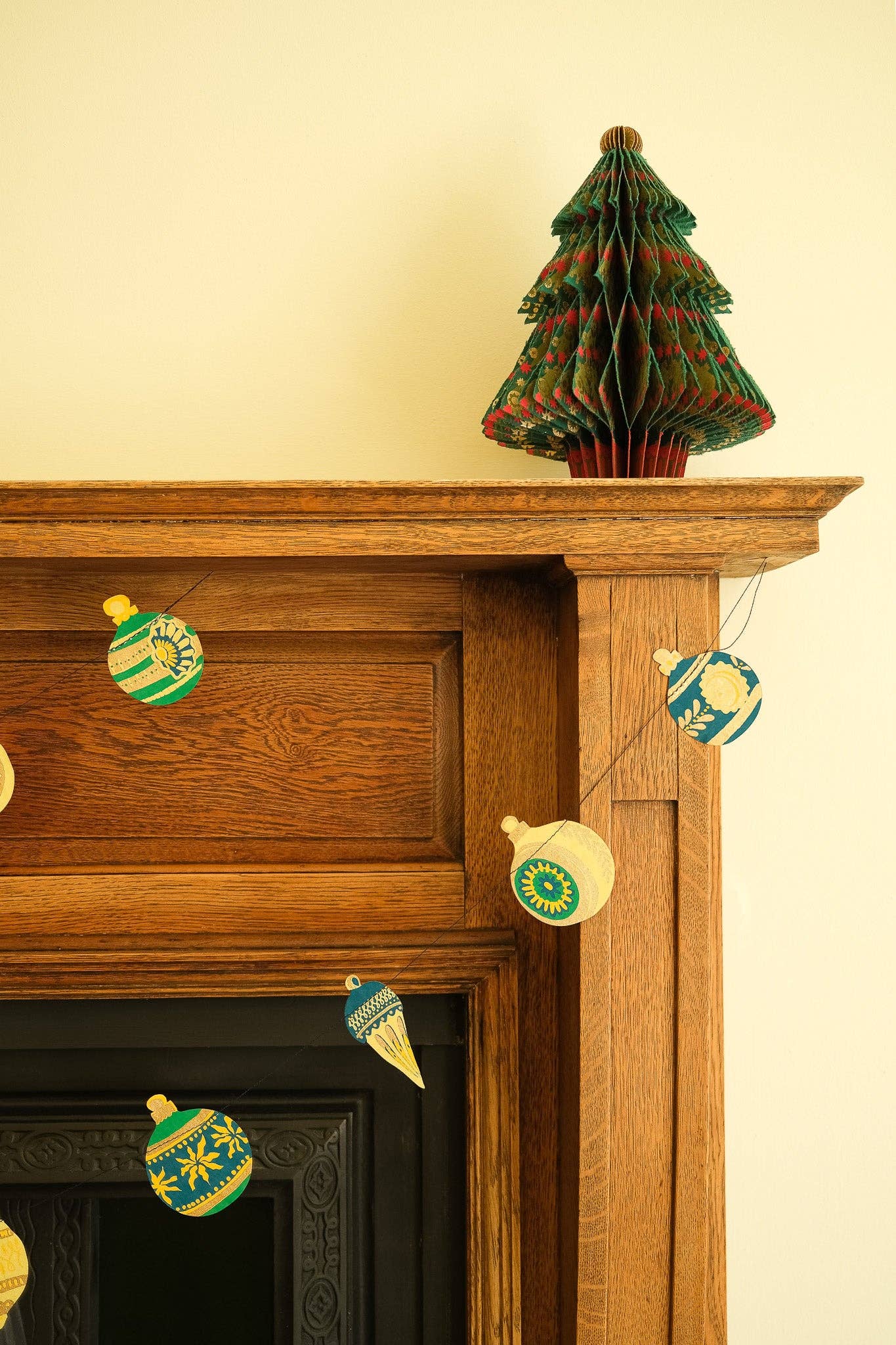 Christmas Ornaments Sewn Garland - Violet Elizabeth - 