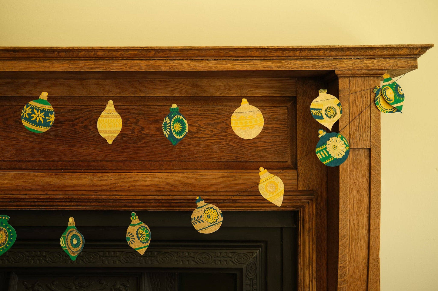 Christmas Ornaments Sewn Garland - Violet Elizabeth - 