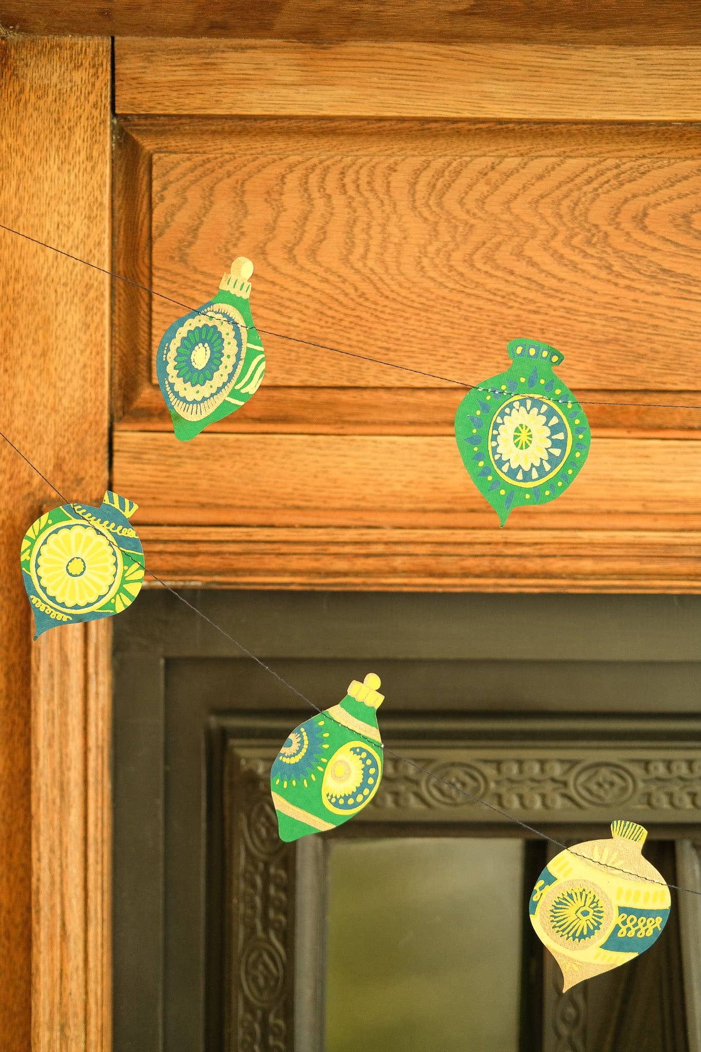 Christmas Ornaments Sewn Garland - Violet Elizabeth - 