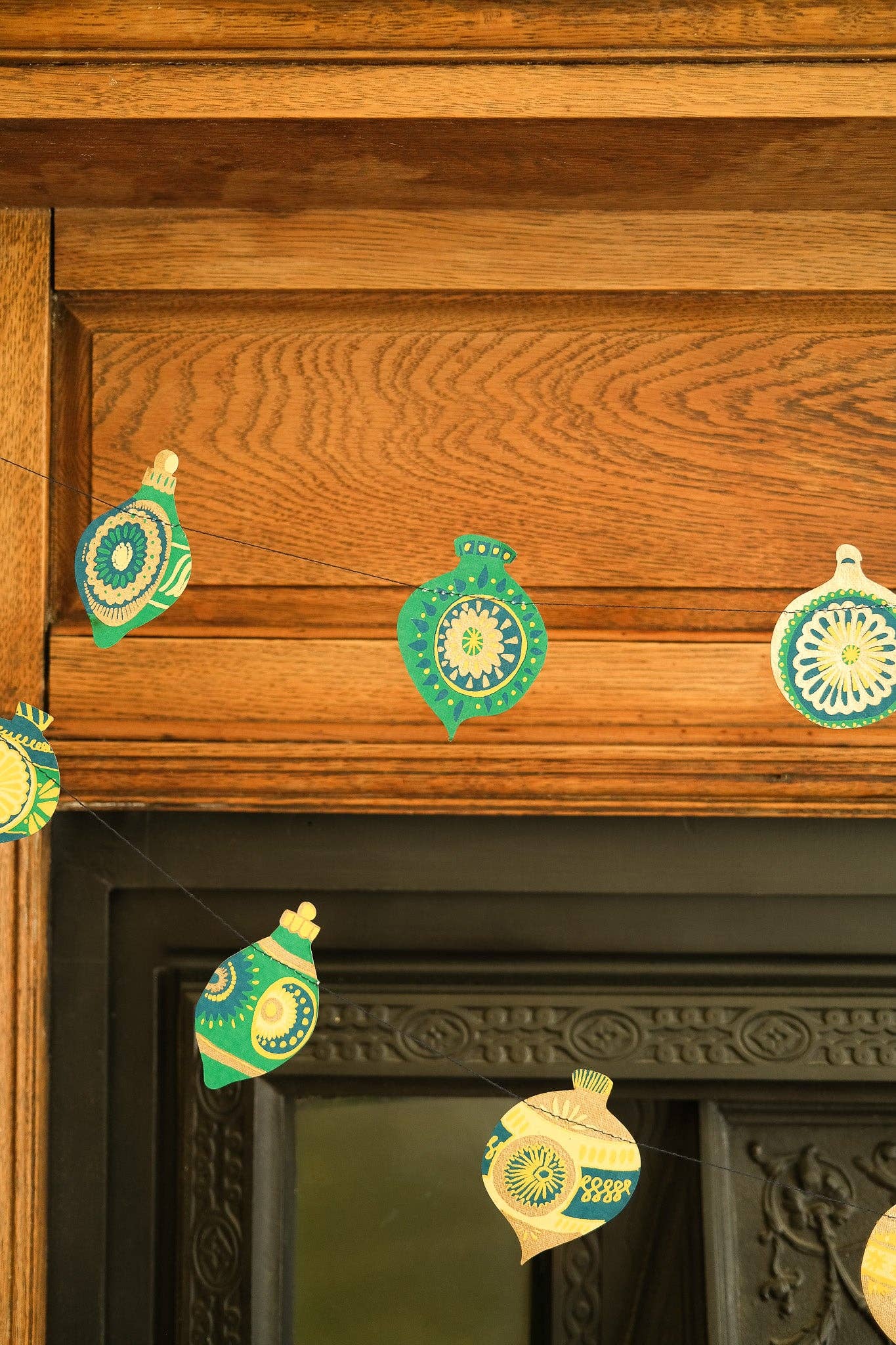 Christmas Ornaments Sewn Garland - Violet Elizabeth - 