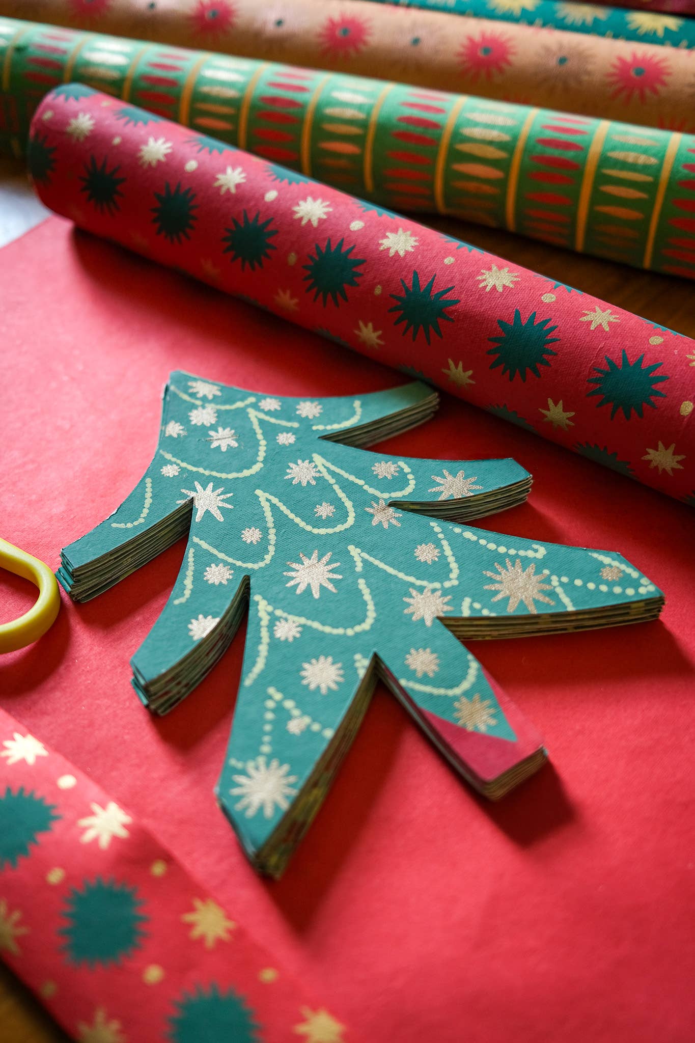 Christmas Trees Concertina Garland - Violet Elizabeth - 