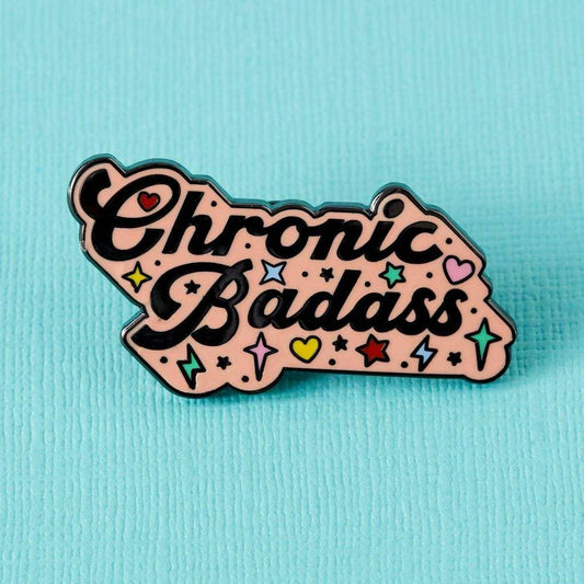 Chronic Badass Enamel Pin - Violet Elizabeth - Jewellery